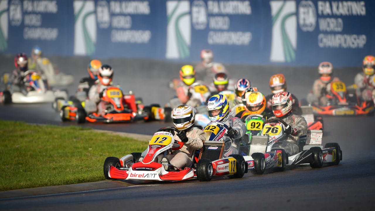foto de carrera de karting